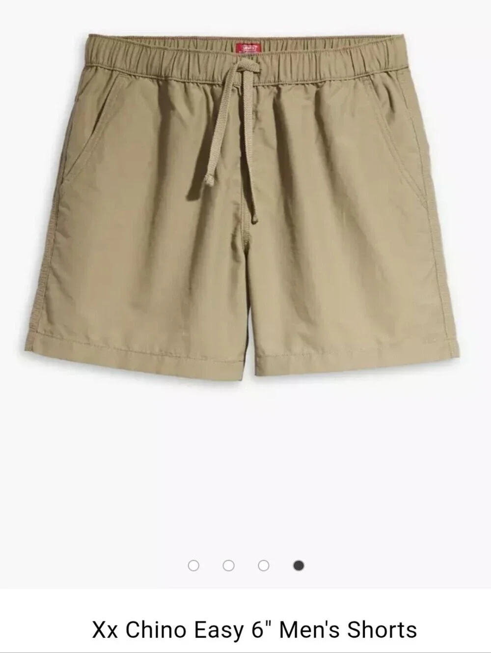 Levi's XX Chino Easy Shorts Mens XL Elastic Waist Khaki